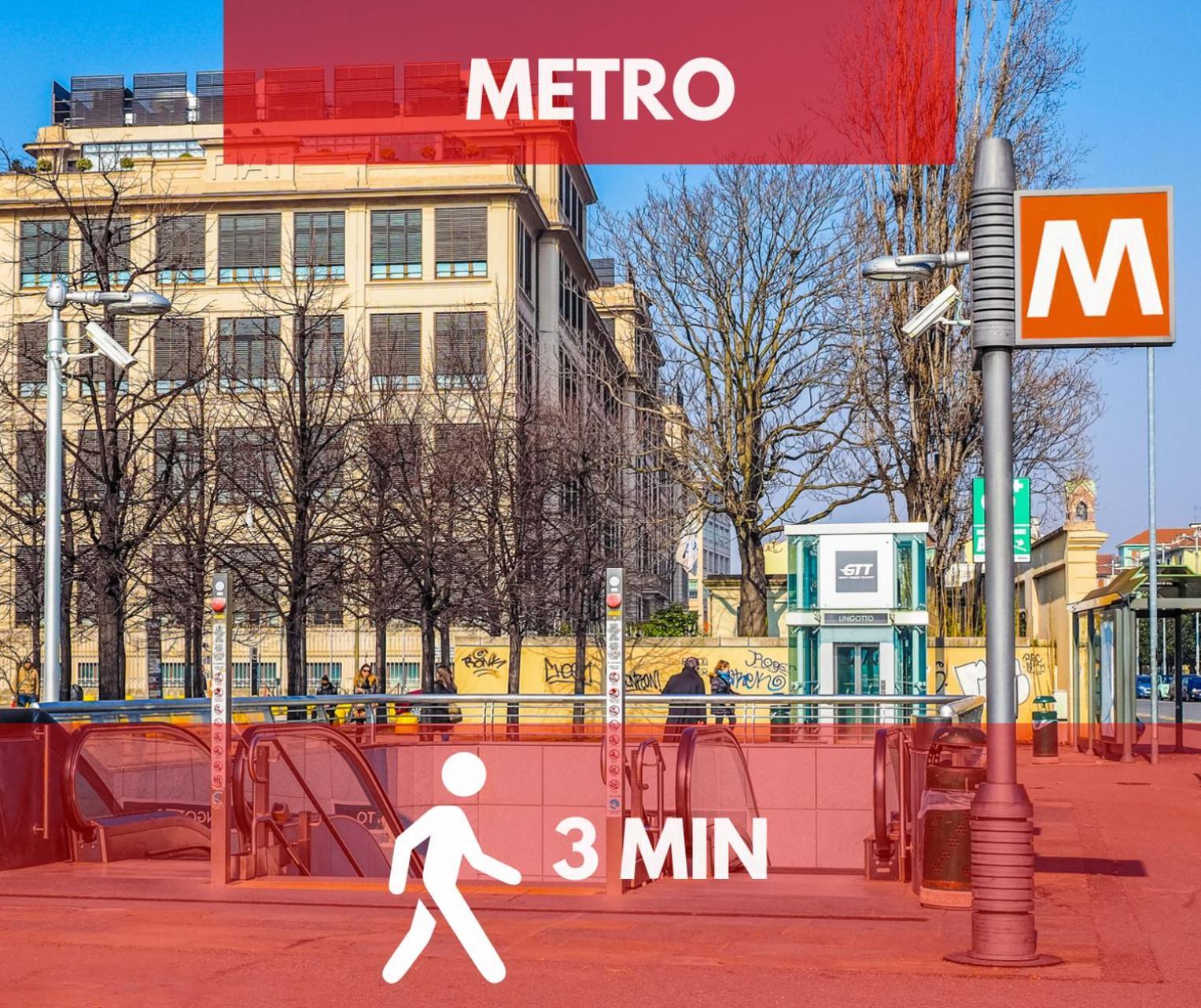 Casa Lingotto Fiere Metro Daire Torino Dış mekan fotoğraf